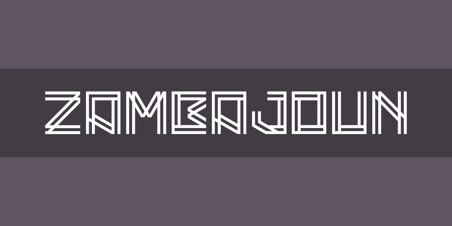 Zambajoun Font